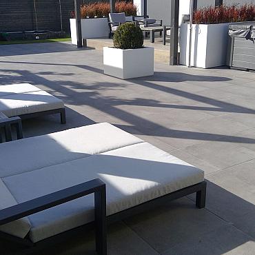 Solido Ceramica 30MM Cemento Smoke tegel 60x60x3 cm.