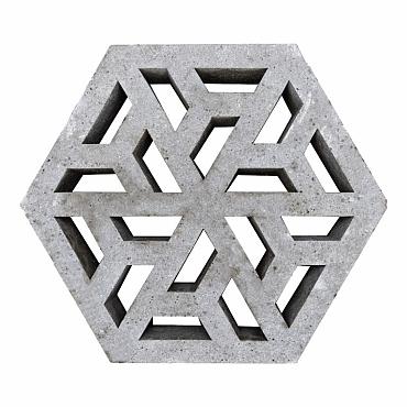 Eco Tegel | Schellevis | Oud Hollands | Grijs | 37,5x37,5x7 cm