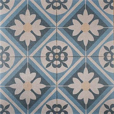 Tegel | Designo | Mosaic Blue | Blauw | Gecoat | 60x60x3 cm