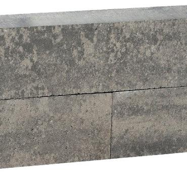 Forto Walling | Grijs/Zwart | 60x10x10 cm