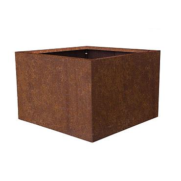 GL Bloembak | Cortenstaal | 90x90x60 cm