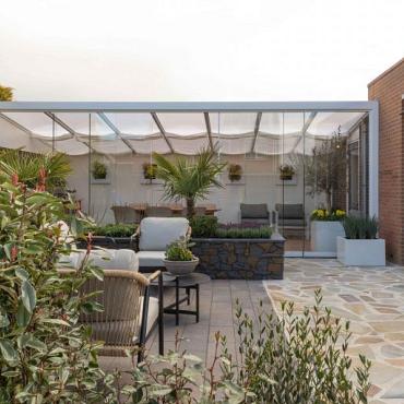 Natuursteen | Kwartsiet Glacier Grey Blue | Grijs/Blauw | Dikte: 3 cm | Flagstones