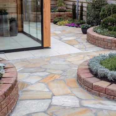 Natuursteen | Tropical Yellow | Geel | Dikte: 3 cm | Flagstones