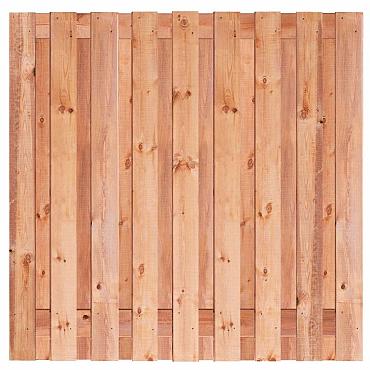 Tuinscherm | Red Class | Breil 19 planks/16mm | Geïmpregneerd | 180x180 cm