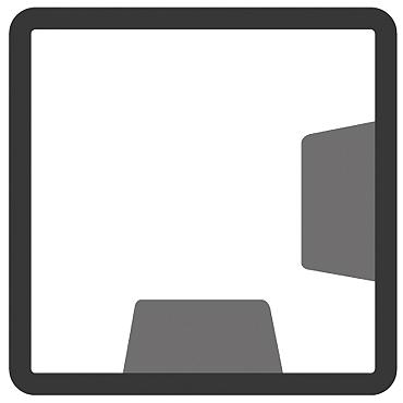 Betolux | Betonpaal hoekpaal | Antraciet ongecoat | 280x10x10 cm