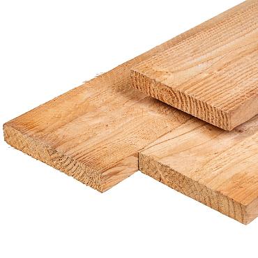 Plank | Douglas | Geschaafd/ fijnbezaagd | Onbehandeld | 400x24,5x2,8 cm