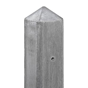 Betolux | Betonpaal hoekpaal | Grijs ongecoat | 280x10x10 cm