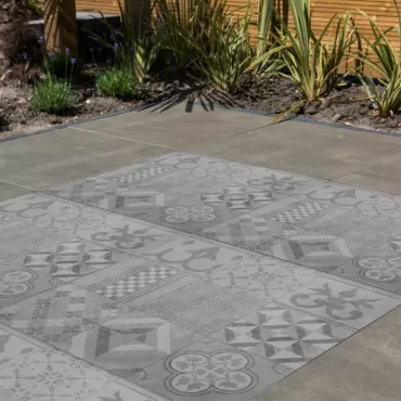 Ceramiton Titan 60x60x4cm Mosaïc Silver