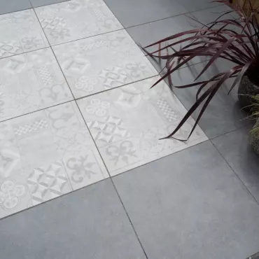 Ceramiton Titan 60x60x4cm Mosaïc Silver