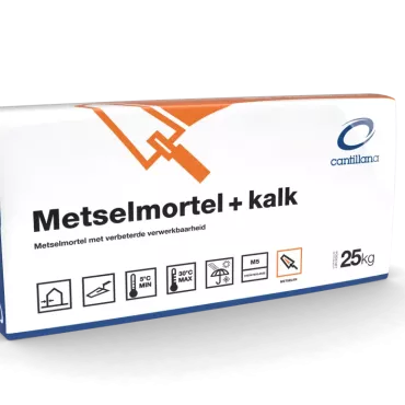 Cantillana Metselmortel+kalk 120 M5 A/B PE zak 25kg