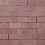 Strackstone Crown GRN+ Dikformaat 21x7x8 vlak wijnrood/oker genuanceerd KOMO PL2