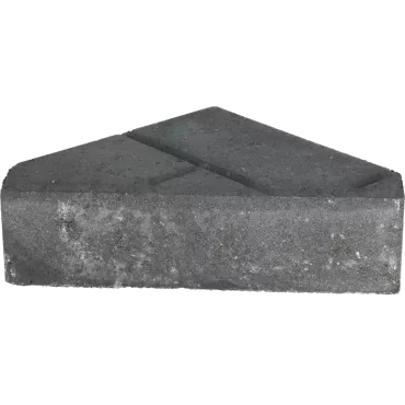 Ecotop Premium Bisschopsmuts 29,5x5x19,5x8 normaal facet antraciet BSS KOMO PL1