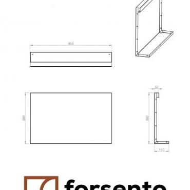 Bloembak Module+ Recht Paneel (A) 90x56 cm