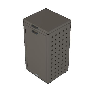 Kliko ombouw 120 Liter - 1 stuk TAUPE met klep