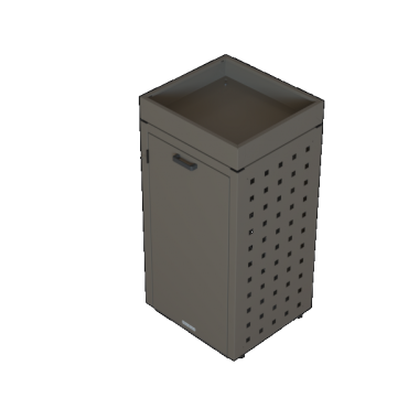 Kliko ombouw 120 Liter - 1 stuk TAUPE met tuinbak