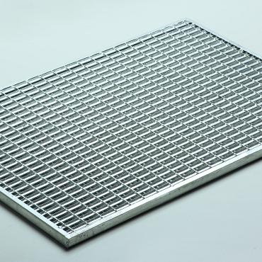 Maasrooster tbv schoonloper 1000x500mm verzinkt staal