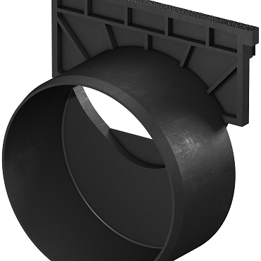 Easygarden universele eindkap rond 110mm tbv. ACO Hexaline 2,0 en ACO Euroline