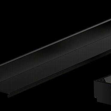 Slotline opz.inpec RVS.H=40mm L=0,5m tbv.ACO Euroline vuilvanger, geen Hex2.0