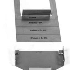 RVS Slotline Ophoogelement H=27mm (max. met 3st. ophogen)