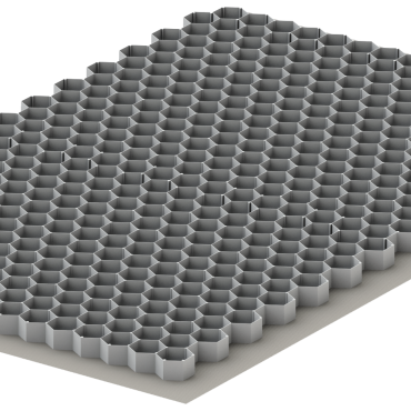 ACO HexaGravel SD met geotextiel grijs 1200x1600x30mm (ECO)