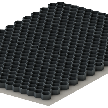 ACO HexaGravel SD met geotextiel zwart 1200x1600x30mm  (ECO)
