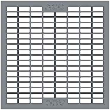 Maasrooster 30/10 kunststof B125 Afm. 250x250mm