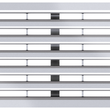 Langsprofielrooster Verz. St., L=500mm tbv. ACO Hexaline, Euroline en Highline
