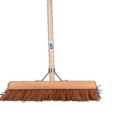 Accesoire | WS | Kokosbezem 50 cm met verankerde steel | t.b.v. invegen WS SmartSand