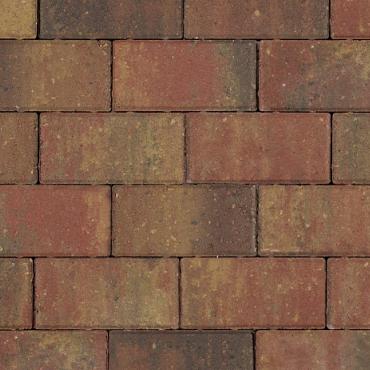 Betonstraatsteen 6 cm oud bont komo