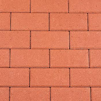 Betonstraatsteen 8 cm rood komo
