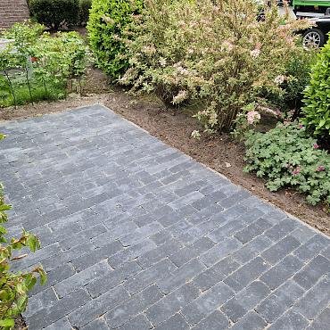 Stonique trommel longstone 7 cm antraciet