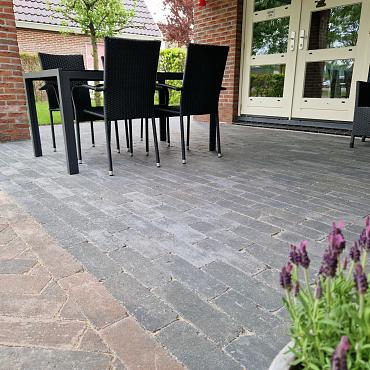 Stonique trommel longstone 7 cm antraciet