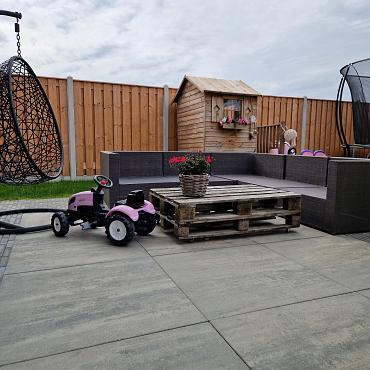 Patio square 90x90x6 cm concrete