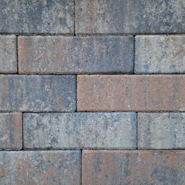 Longstone opritsteen 7 cm tricolore