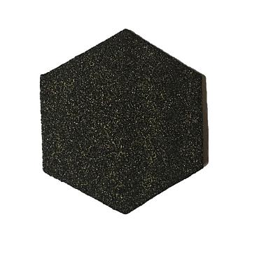 Zachte plakzegel zeskant 110x4