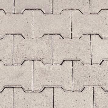 H-verbandsteen 8 cm grijs komo