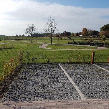 Keigrassteen 45x45x10 cm antraciet