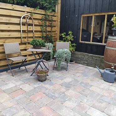 Stonique trommel 20x30x6 cm oud bruin