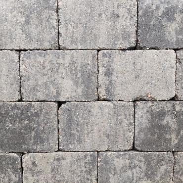 Stonique trommel 21x14x7 cm grijs/zwart