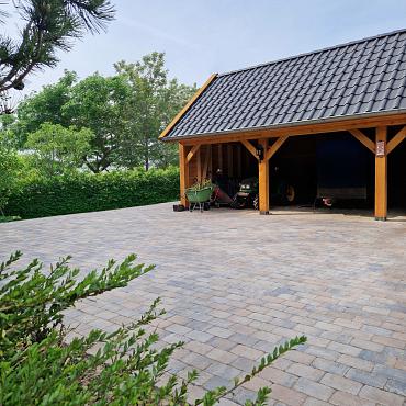 Stonique trommel 21x14x7 cm musselkalk