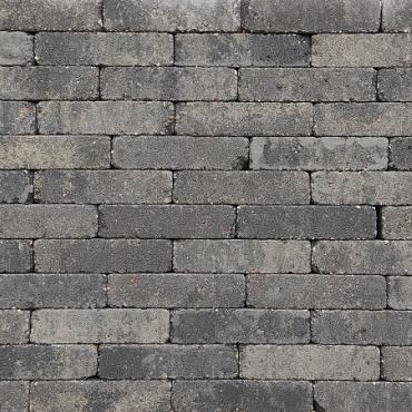 Stonique trommel waalformaat 7 cm grijs/zwart