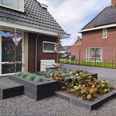 Linea 15x15x60 cm antraciet