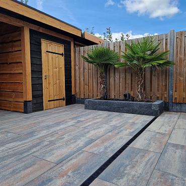 Aquadrain afvoergoot antraciet 100x10x6,5 cm