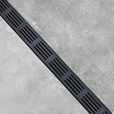 Aquadrain afvoergoot antraciet T-splitsing 65/10