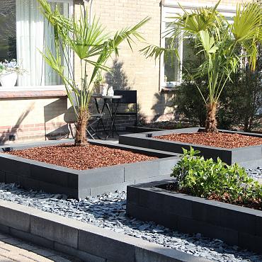 Linea 15x15x45 cm antraciet