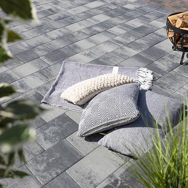 H2O comfort square 20x30x6 cm nero/grey