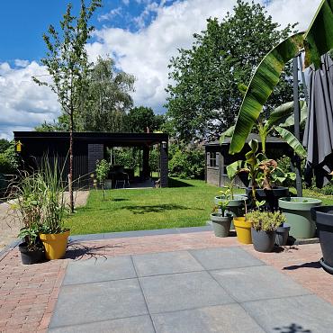 Design square 60x60x4 cm dark sepia