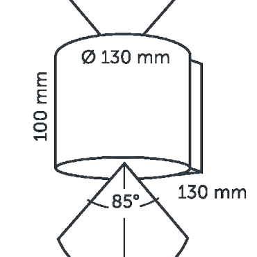 Halo Up-Down | Dark | 100-230V