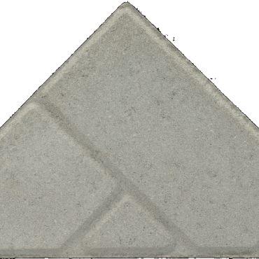 Ecotop Base Bisschopsmuts 29,5x5x19,5x8 normaal facet grijs met schijnvoeg bss KOMO PL2