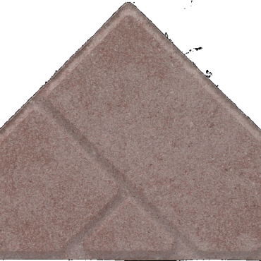 Ecotop Premium Bisschopsmuts 29,5x5x19,5x8 normaal facet heidekleur met schijnvoeg bss KOMO PL2